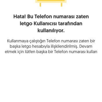 Letgo Numaramı Yenileyemiyorum Lütfen Bu Konuda Bana Yardim Edin