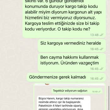 Müq Butiğin Ürünü Kargolamayıp Kargoya Verdik Diye Yalan Konuşması