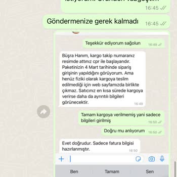 Müq Butiğin Ürünü Kargolamayıp Kargoya Verdik Diye Yalan Konuşması