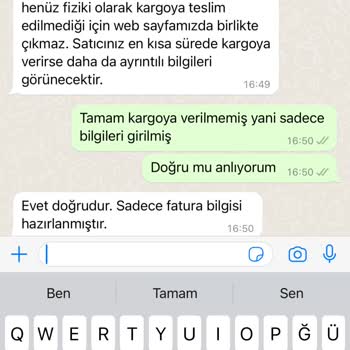 Müq Butiğin Ürünü Kargolamayıp Kargoya Verdik Diye Yalan Konuşması