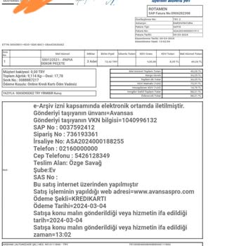 Avansas Eksik Ürün Çözüm Üretilmiyor