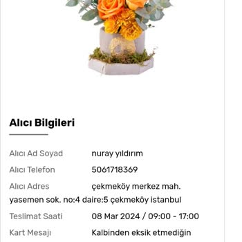 Hızlı Çiçek (hizlicicek.com) Hızlı Çiçek Sipariş Teslim Etmiyor
