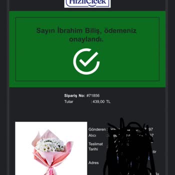 Hızlı Çiçek (hizlicicek.com) Hızlı Çiçek Teslimat Gecikmesi Ve İletişim Sorunu