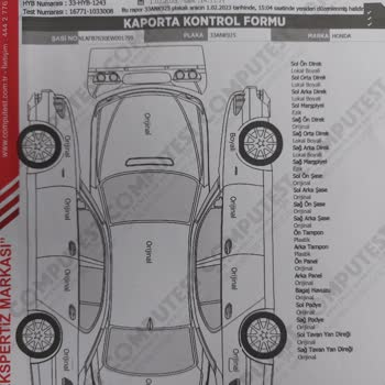 Computest Oto Ekspertiz Ekspertiz Raporundaki Oyun