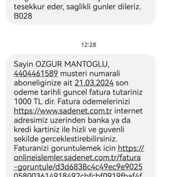 Sadenet Hizmet Almadan Talep Edilen Cayma Bedeli
