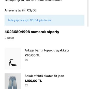 Bershka Ürünüm Elime Ulaşmadı Teslim Edildi Gözükmesine Rağmen