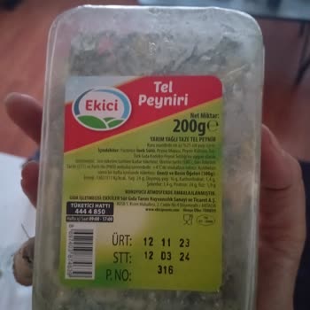 Ekici Peynir Küflenmiş Peynir Paket Şişme