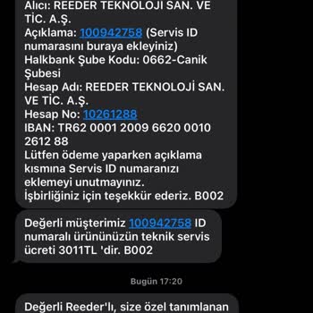 Reeder Batarya Şişmesi Şarj Tutmama.