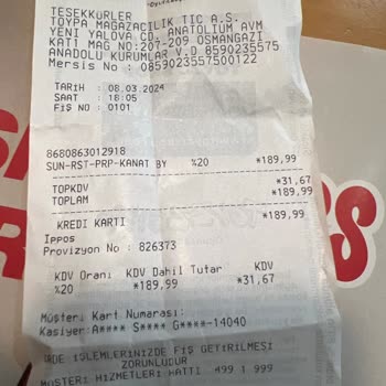 Toyzz Shop Bursa Anatolium Oyuncak Mağazası Hizmet Şikayeti