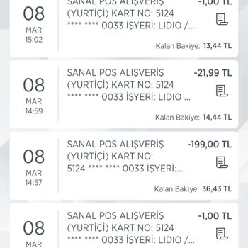 İznim Olmadan Lidio Blizzard'ın Kartımdan Pra Çekmesi