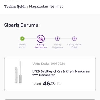Gratis Siparişim Bir Haftadır Hazırlanma Aşamasında