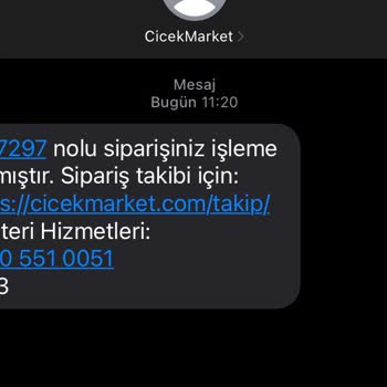 Çiçek Market Teslim Edilemeyen Sipariş