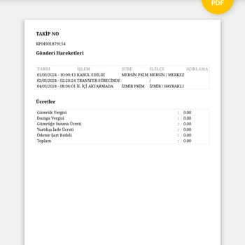 PTT Kargo, Ürün 4 Gündür İl İçi Aktarmada Niye Bekliyor Acaba