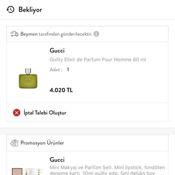 Beymen.com Siparişim Gelmiyor