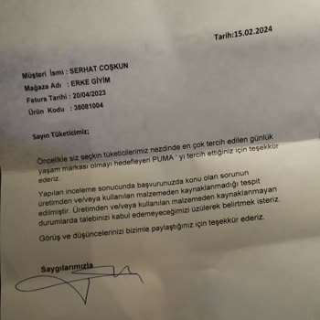 Toksöz Spor Satışını Yaptığı Puma Marka Ayakkabıya Sahip Çıkmıyor