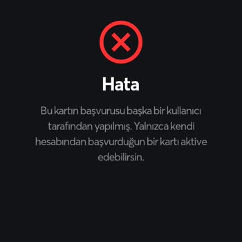 Papara Kartım Aktive Edilmiyor