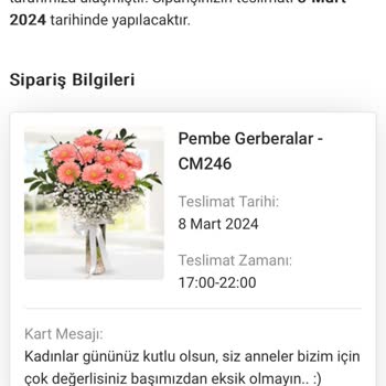 Çiçek Market Görselle Alakası Olmayan, Çürümüş Çiçek Gönderiyorlar.