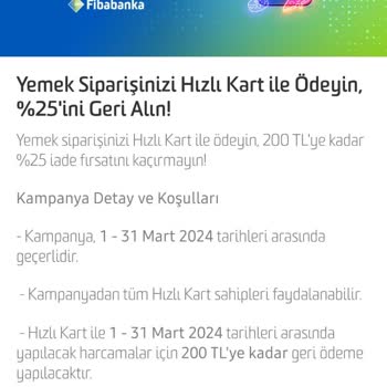 Fibabanka Yine Kampanya Sorunu