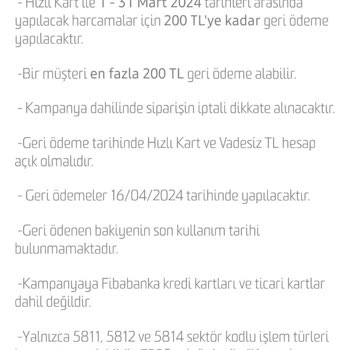 Fibabanka Yine Kampanya Sorunu