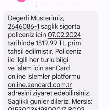 Bupa Acıbadem Sigorta İptal Edilen Tamamlayıcı Sağlık Sigorta Poliçe Ücreti İadesi Hakkında