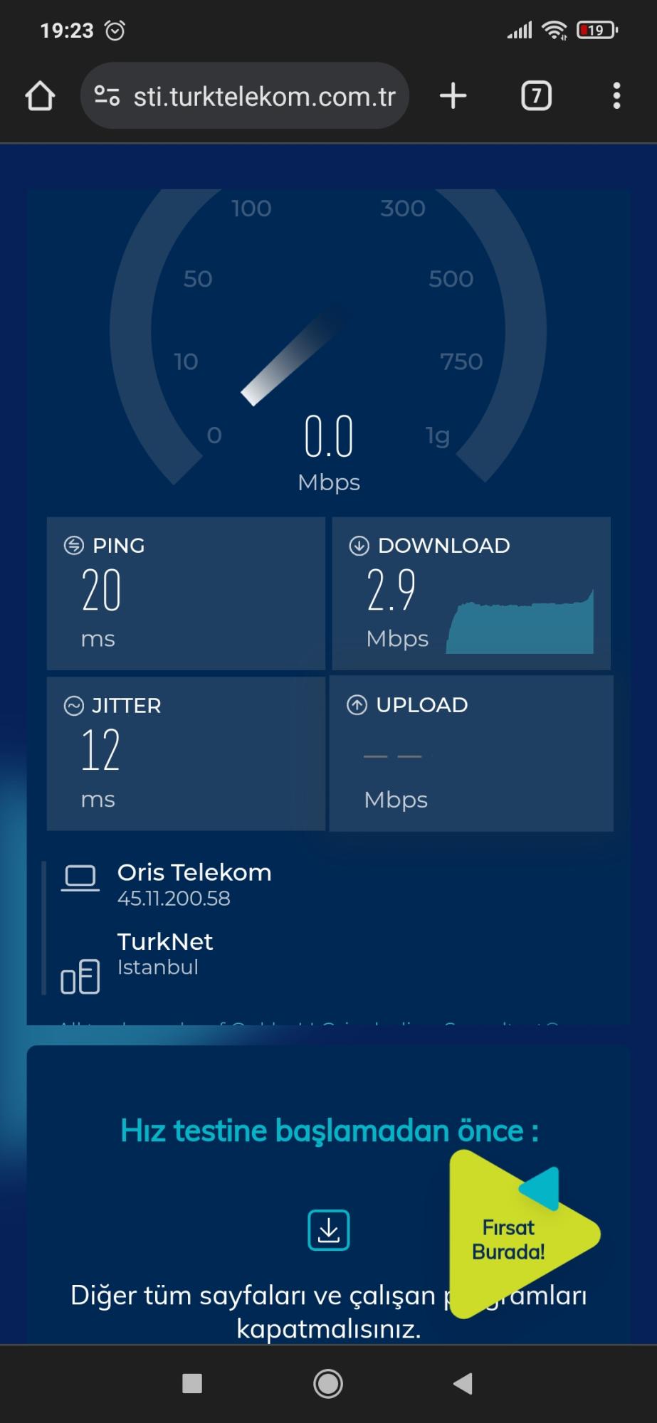 ORIS Telekom Or s Telekom nternet H z n n D kl ikayetvar