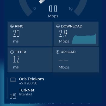 ORIS Telekom Orıs Telekom İnternet Hızının Düşüklüğü
