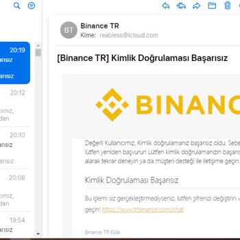 Binance Kimlik Hatası Doğrulama Sorunu