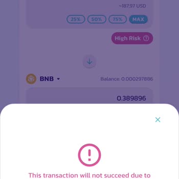 PancakeSwap Web3 Hesabımdan Aldığım Coini Satamıyorum