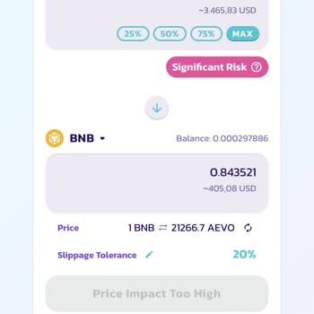 PancakeSwap Web3 Hesabımdan Aldığım Coini Satamıyorum