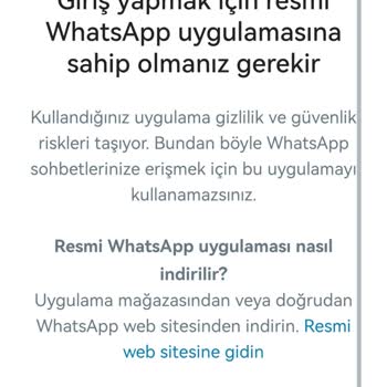 WhatsApp Resmi WhatsApp Uygulaması