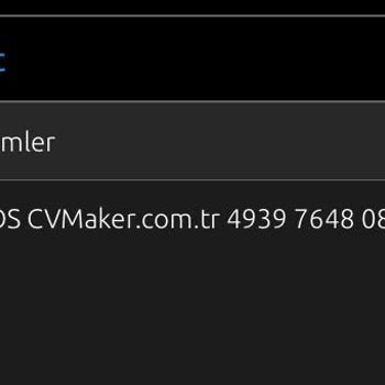 CV Maker Sitesi