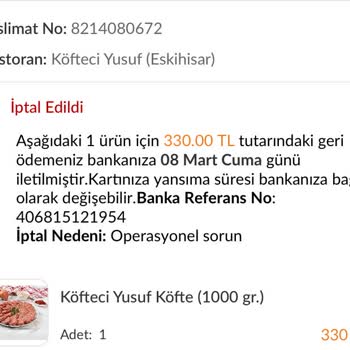 Trendyol Siparişleri Sürekli İptal Ediyor