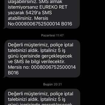Eureko Sigorta Haksız Poliçe Yenilemesi Yapıyor