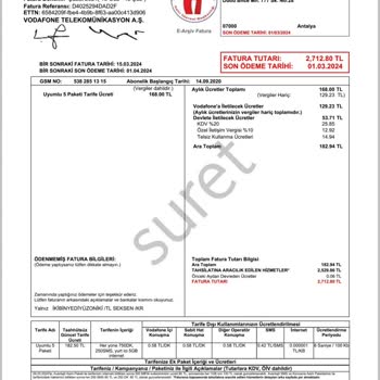 Payguru Faturam 2 Bin 712 TL