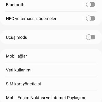 Samsung Telefon Samsung M51 Uçak Modunda Takili Kaldı.