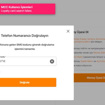 Migros Sanal Market Money Kart Oluşturmuyor, Sürekli Hata Veriyor