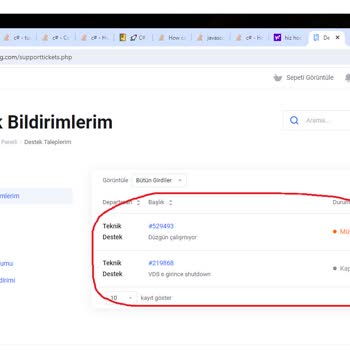 Hız Hosting Sunucu Stabil Çalışmıyor