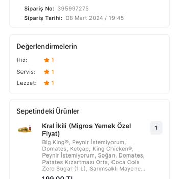 Migros Yemek Kadınlar Günü Yemeği Hayal Kırıklığına Dönüştü