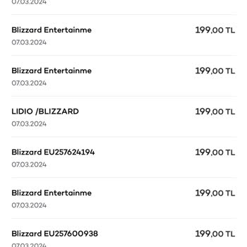 Lidio Ödeme Hizmetleri İzinsiz Çekim Yapılması