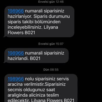 Lilyana Flowers Çürük Çiçek Gönderdi