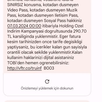 Vodafone İptal Edilen Youtube.com Premium Üyeliğim Hk.