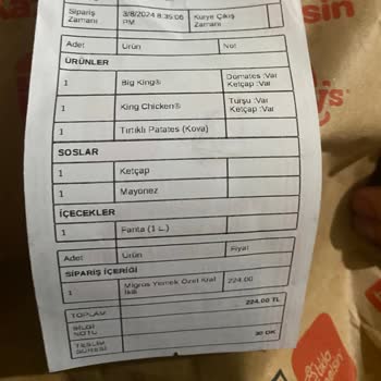 Burger King Ve Eksik Ürünleri
