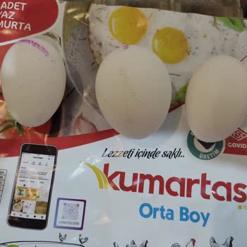 Kumartaşlı Gıda Kumar Taş M Boy Yumurtalar Bildircin Yumurtası Ebadında