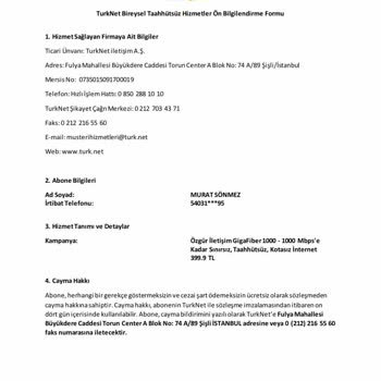 TurkNet Bina Kutulama Ve Yeni Üyelik Mağduriyeti