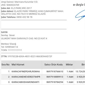 Karaca Züccaciye Eksik Ürün Ve Teslim Edilmeme