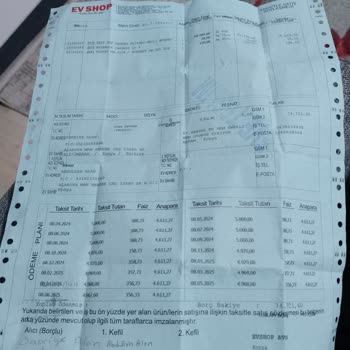 Evshop Taksitli Satış Sözleşmemin İptalini İstiyorum