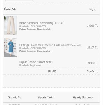 Sefamerve İade Ettiğim Ürünlerin Parası Ödenmedi