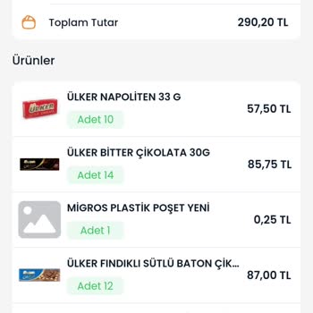 Migros 1 Alana 1 Bedava