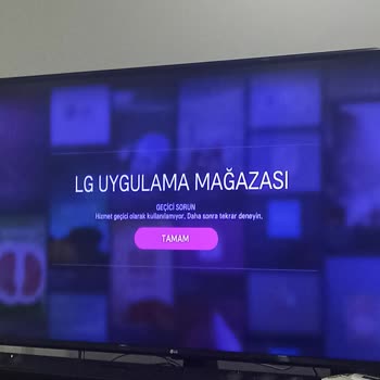 LG Uygulama Mağazası Açılmıyor...