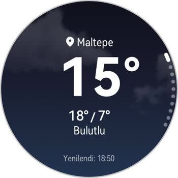 Huawei Hava Durumu Göstergesi Yanlış Konum Algılıyor